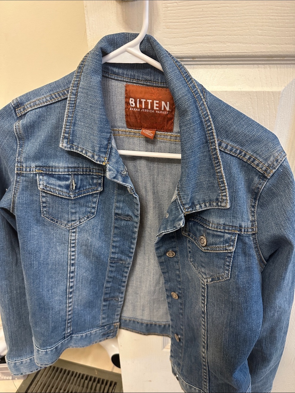 Bitten by Sarah Jessica Parker Blue Denim Jean Jacket